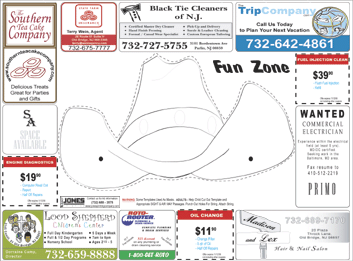 Image - Placemat Example with Cowboy Hat